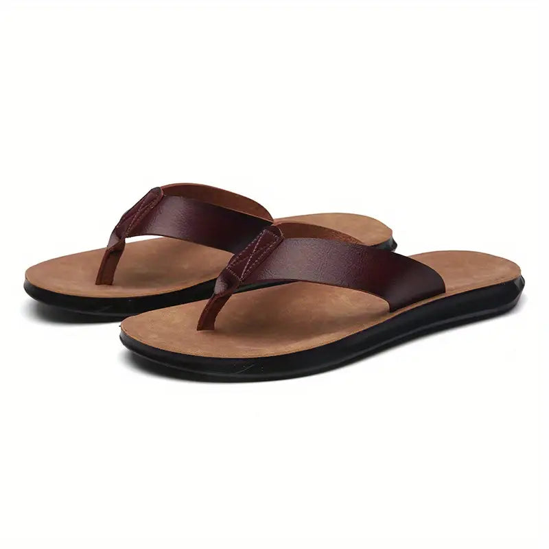 Bert - Orthopedische Leren Slippers Modehuis-Nederland