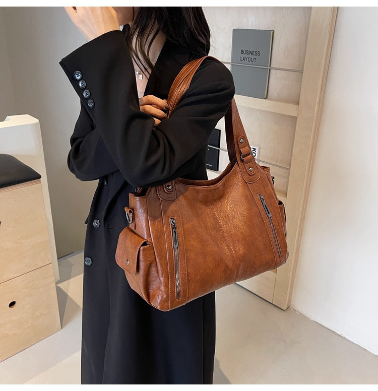 RAEâ„¢ - Classic Leather Handbag Modehuis-Nederland