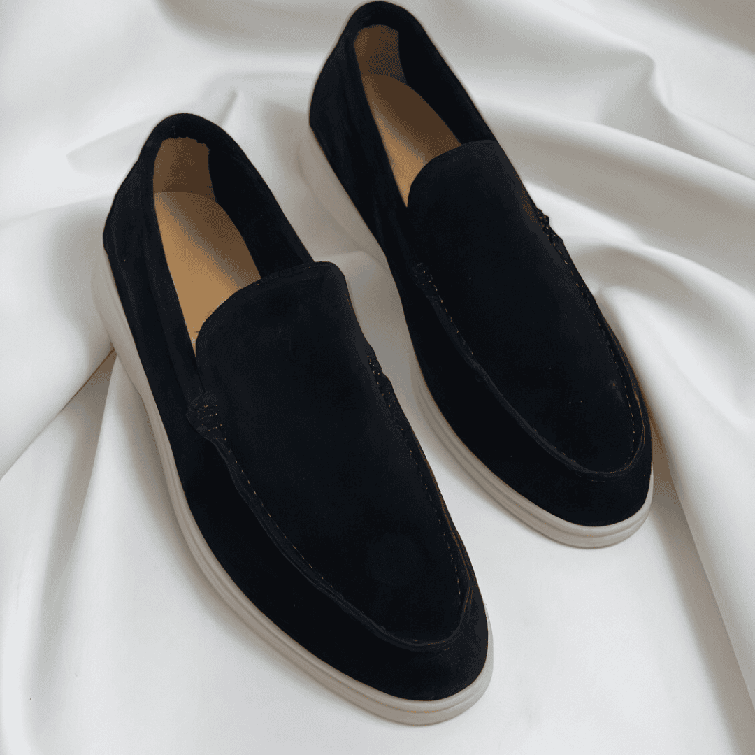 Heren loafers met laag uitgesneden ontwerp en subtiele afwerking Modehuis-Nederland