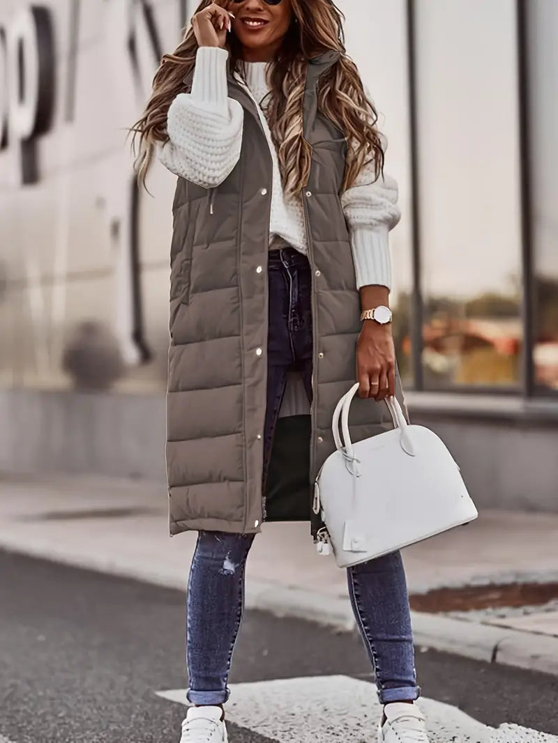 Helena | Long Body Warmer Modehuis-Nederland
