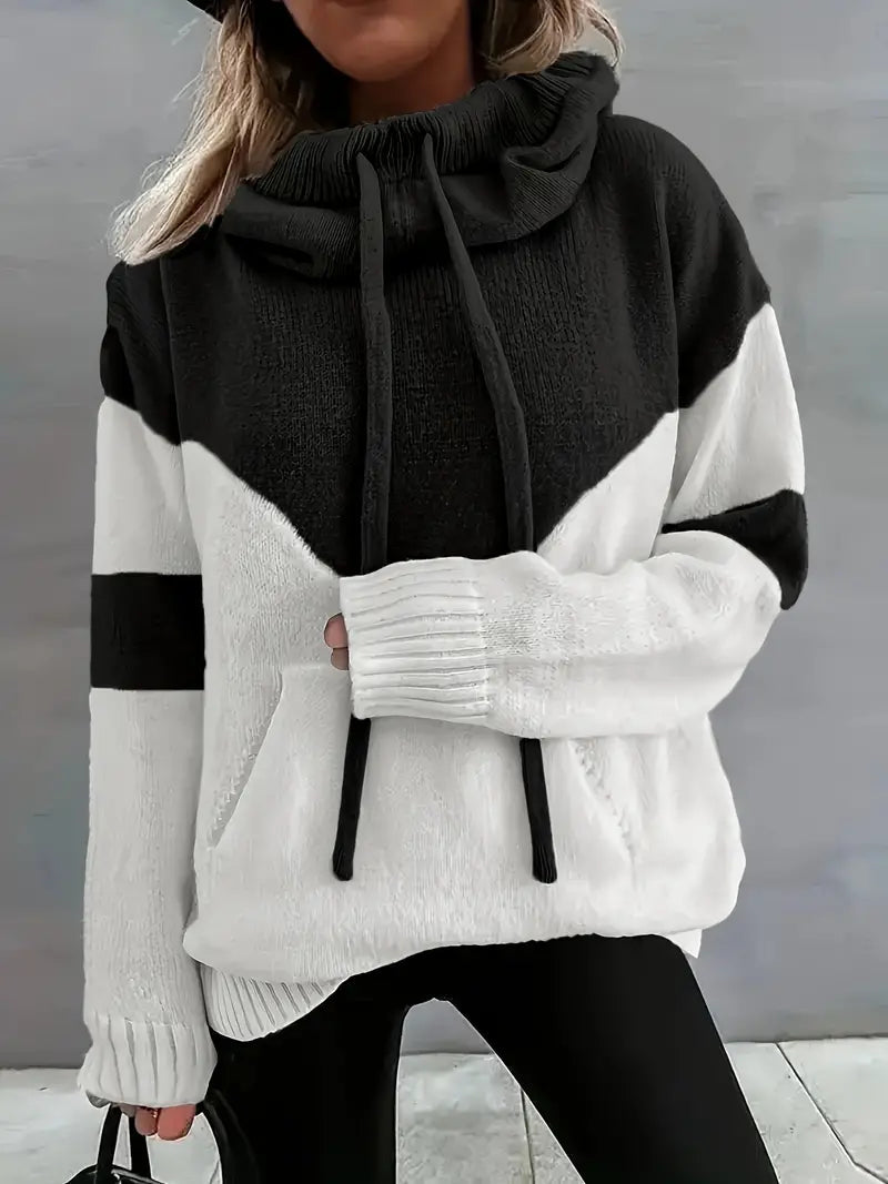 RÍONA™ - Dual-Tone Cosy Hoodie Modehuis-Nederland