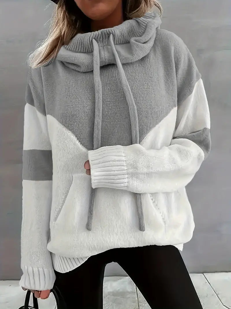RÍONA™ - Dual-Tone Cosy Hoodie Modehuis-Nederland