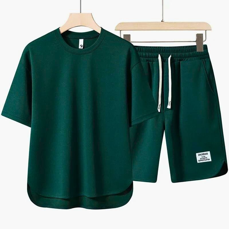 Heren Zomer Set Oversized Lichtgewicht Comfort – Velanso Modehuis-Nederland