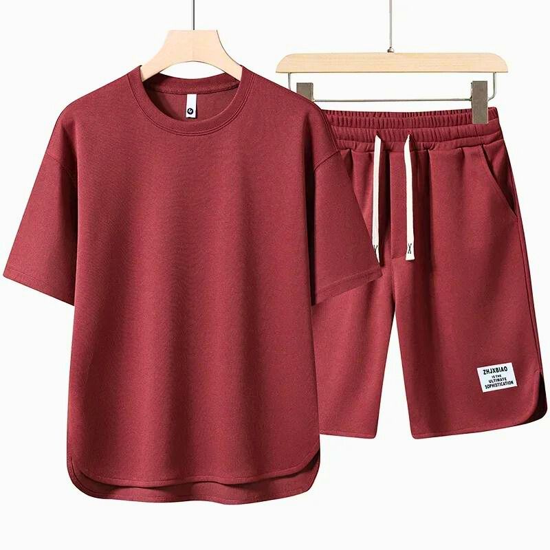 Heren Zomer Set Oversized Lichtgewicht Comfort – Velanso Modehuis-Nederland