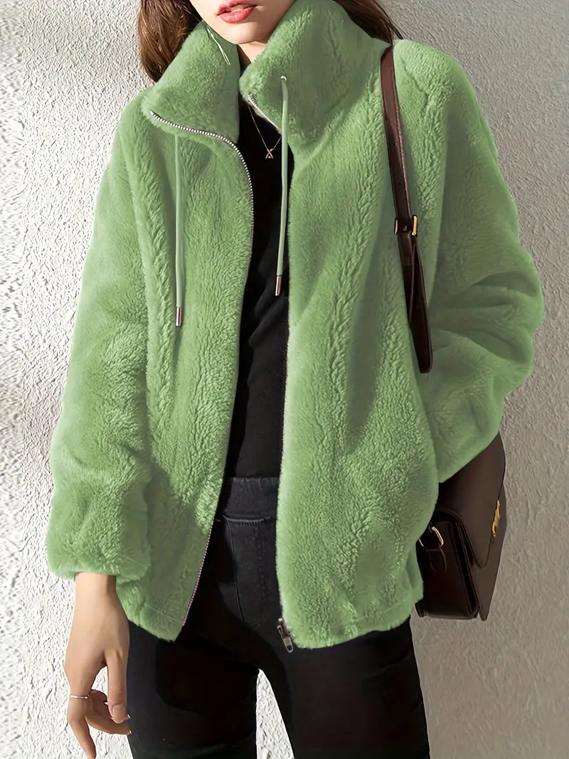 Damen Modischer Teddy Mantel | Warme Modehuis-Nederland