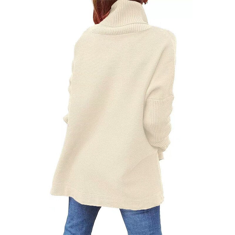 Anna™ - Maglione Dolcevita Oversize in Lana Modehuis-Nederland