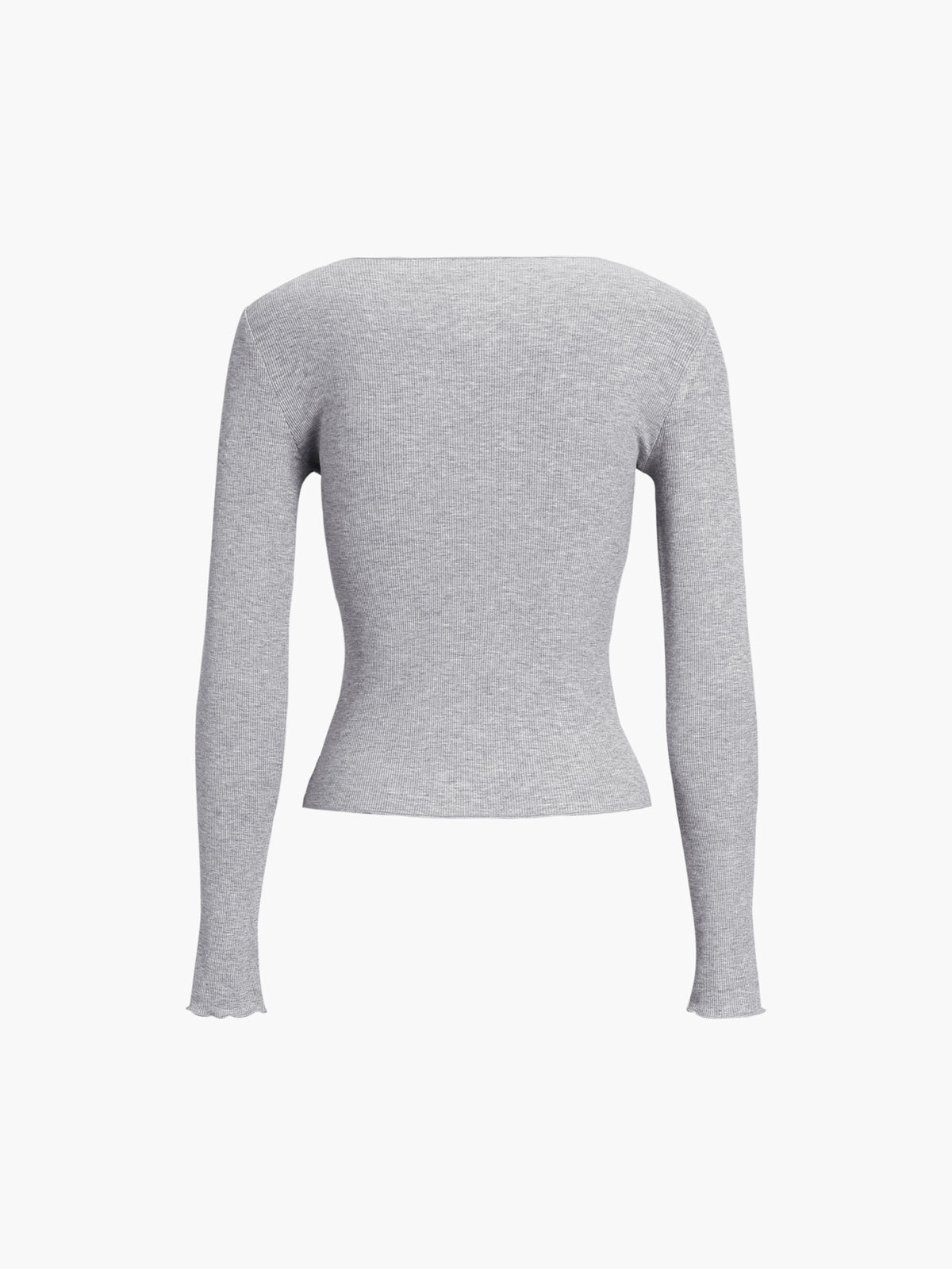 Basic Piping Long Sleeve Top Modehuis-Nederland
