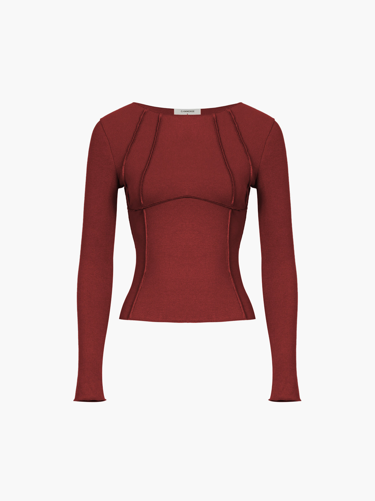 Basic Piping Long Sleeve Top Modehuis-Nederland