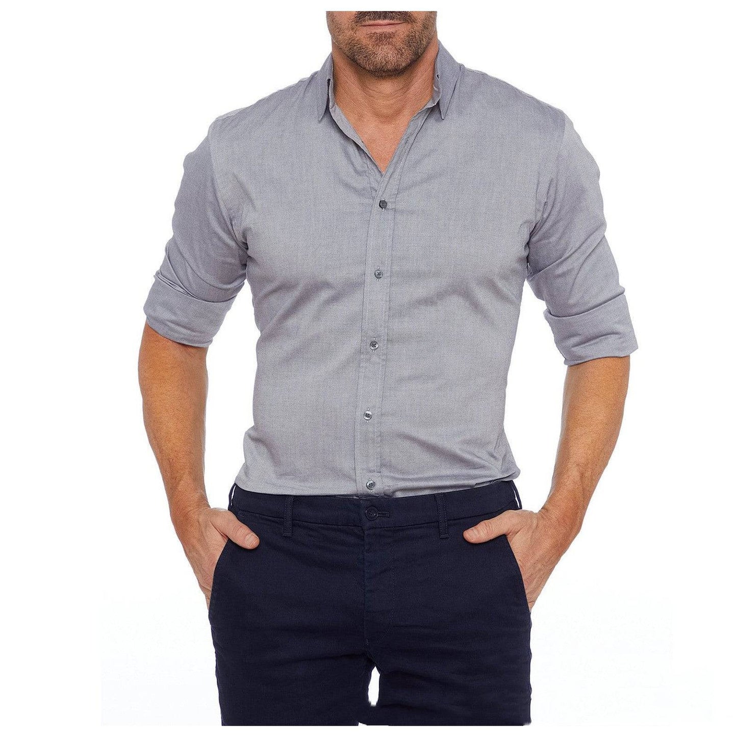 Long Sleeve Shirt With Zip Modehuis-Nederland