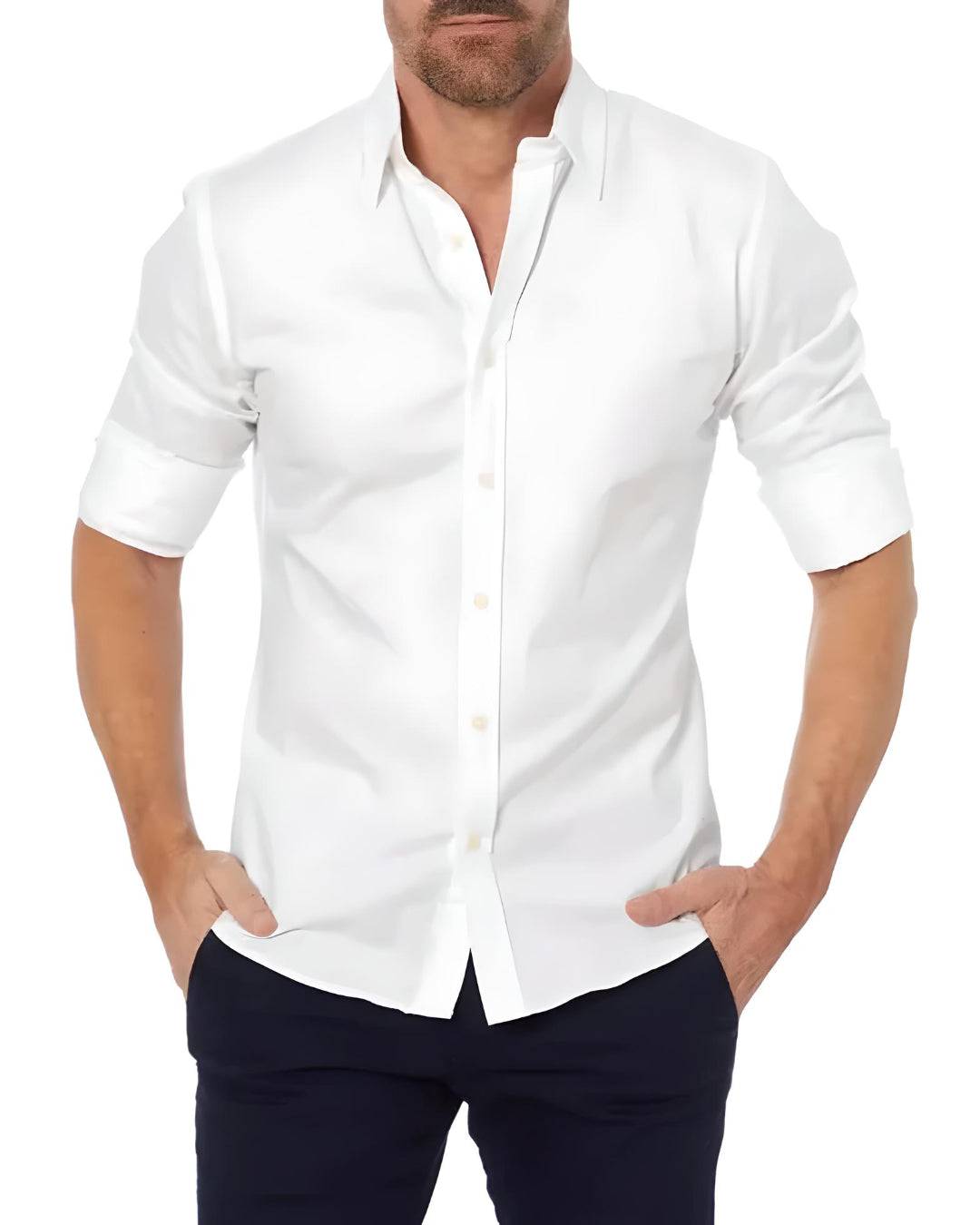 Long Sleeve Shirt With Zip Modehuis-Nederland