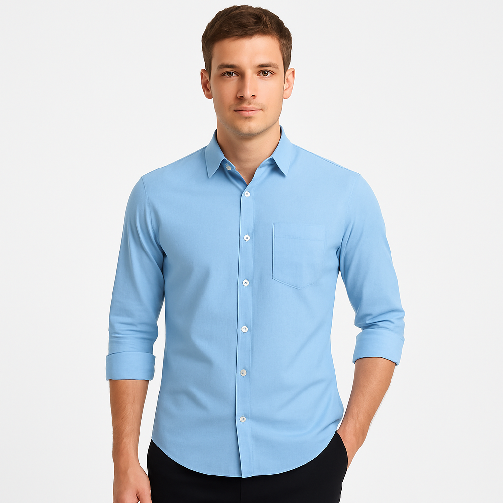 Long Sleeve Shirt With Zip Modehuis-Nederland