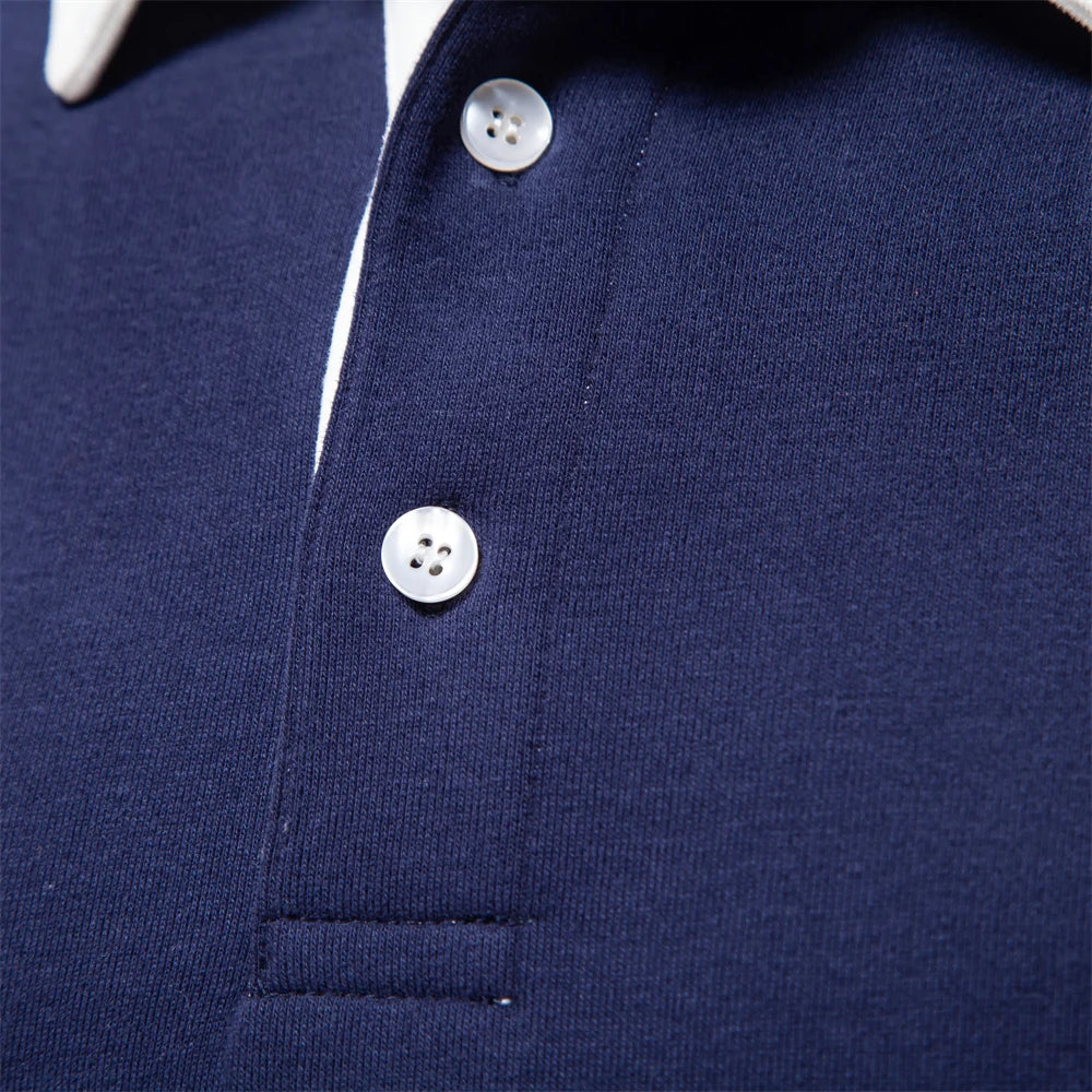 TOMSON - Classic Rugby Polo Shirt Modehuis-Nederland