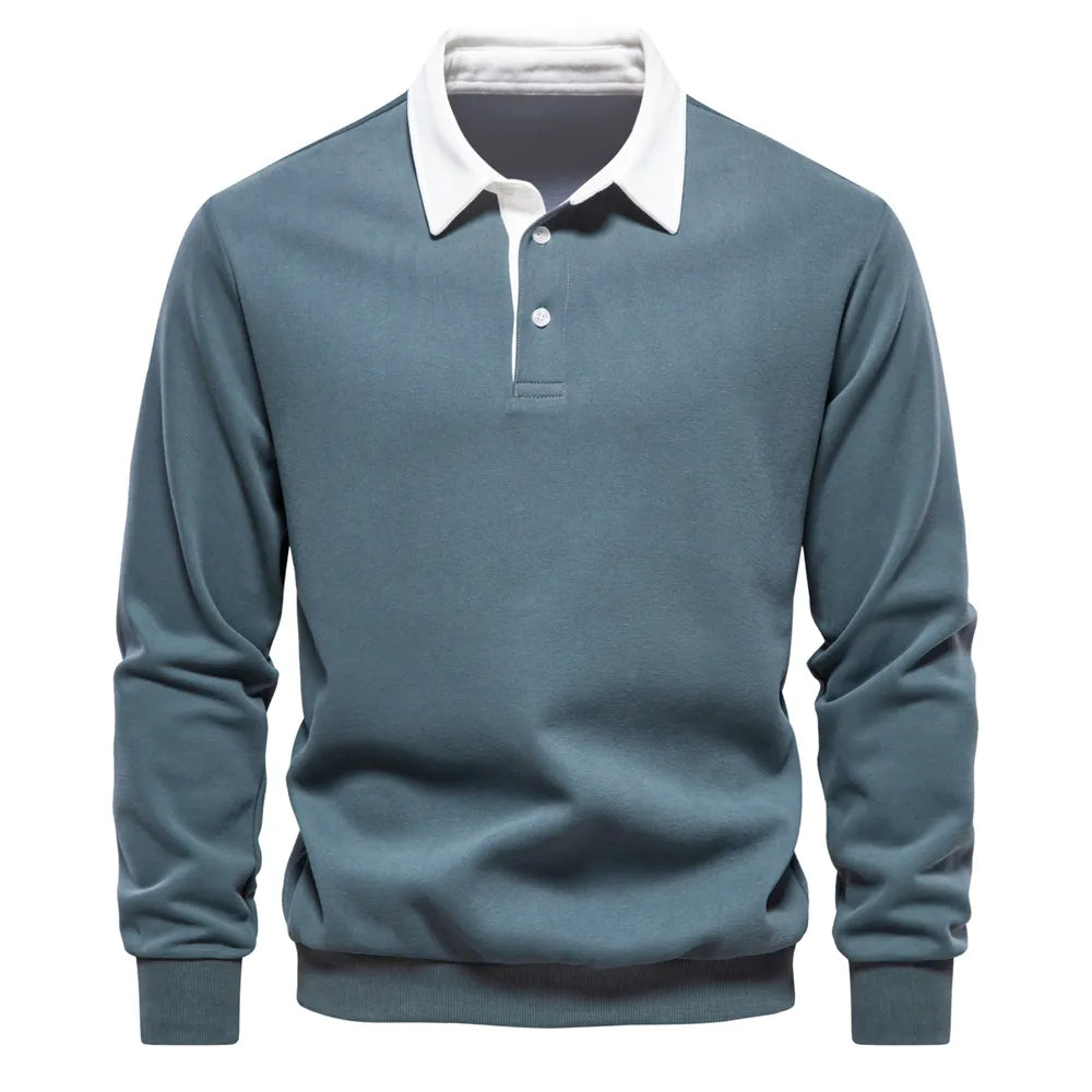 TOMSON - Classic Rugby Polo Shirt Modehuis-Nederland