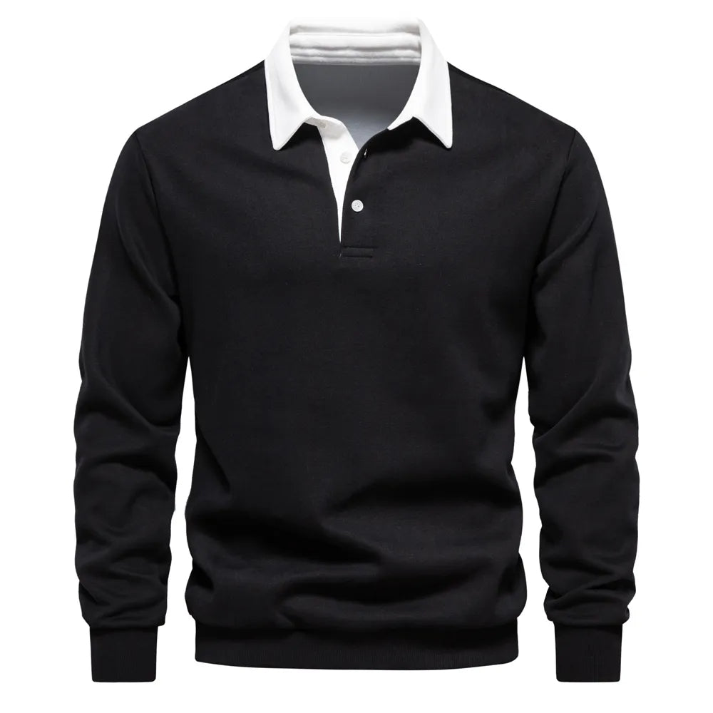 TOMSON - Classic Rugby Polo Shirt Modehuis-Nederland