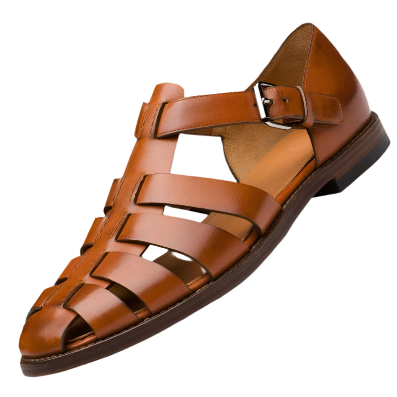 Uniseks gevlochten sandalen met verstelbaar bandje