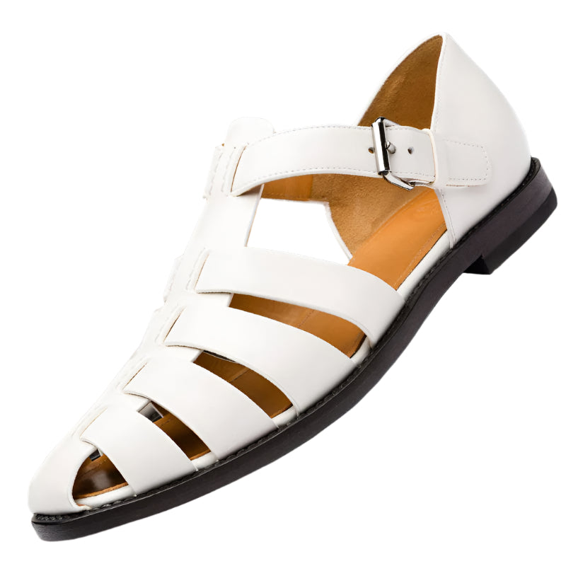 Uniseks gevlochten sandalen met verstelbaar bandje