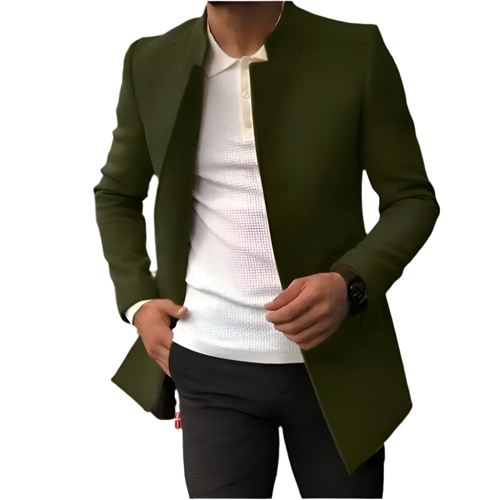 Brunoâ„¢ - Elegante Cappotto da Uomo in Lana Modehuis-Nederland