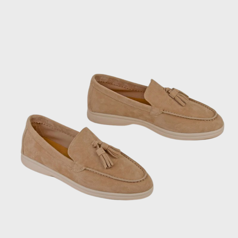Men’s Suede Loafers - Tassel Slip-On - Moccasin Toe - Casual & Smart Dress Shoe Modehuis-Nederland