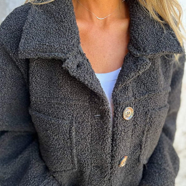 Dion™ - Kurze Wolljacke mit Revers Modehuis-Nederland