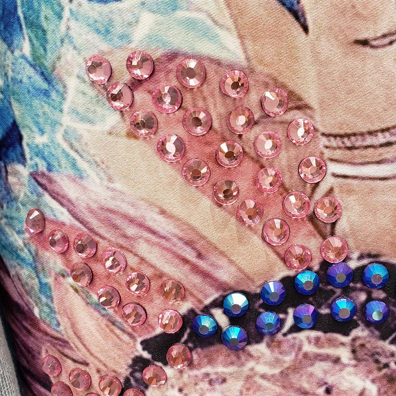 Dames Spijkerjack| festival vibe & art detail Modehuis-Nederland