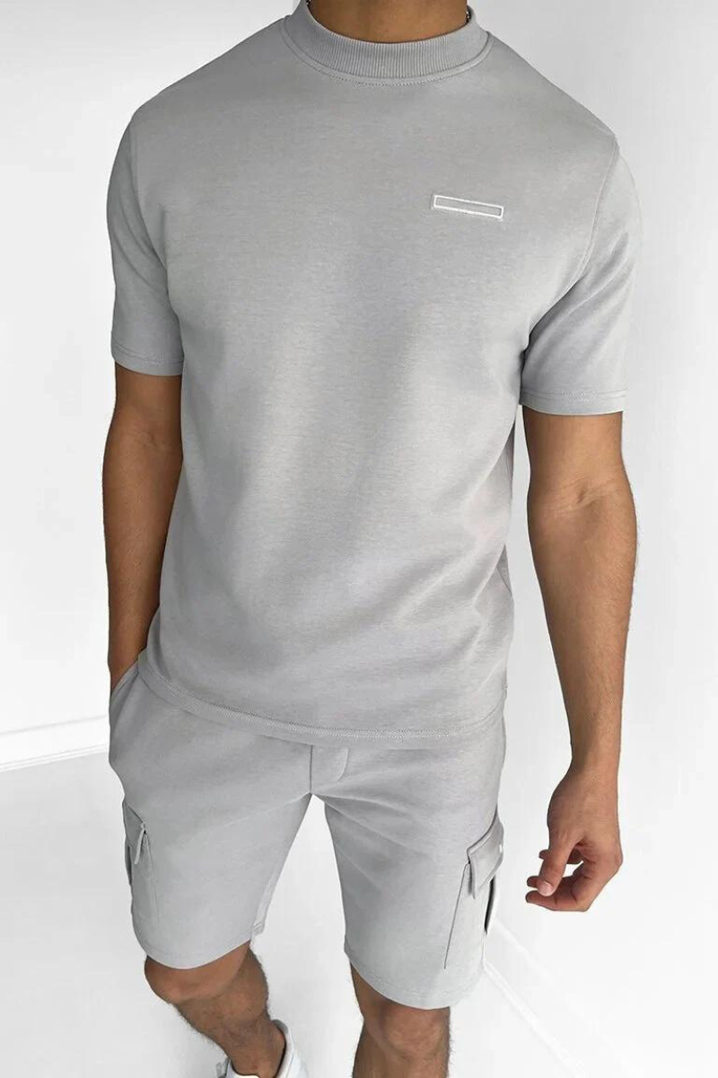 Cornald | T-shirt en Cargoshorts Set voor Heren Modehuis-Nederland