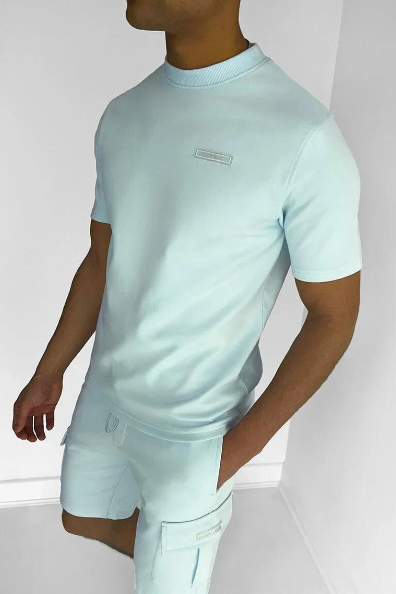 Cornald | T-shirt en Cargoshorts Set voor Heren Modehuis-Nederland