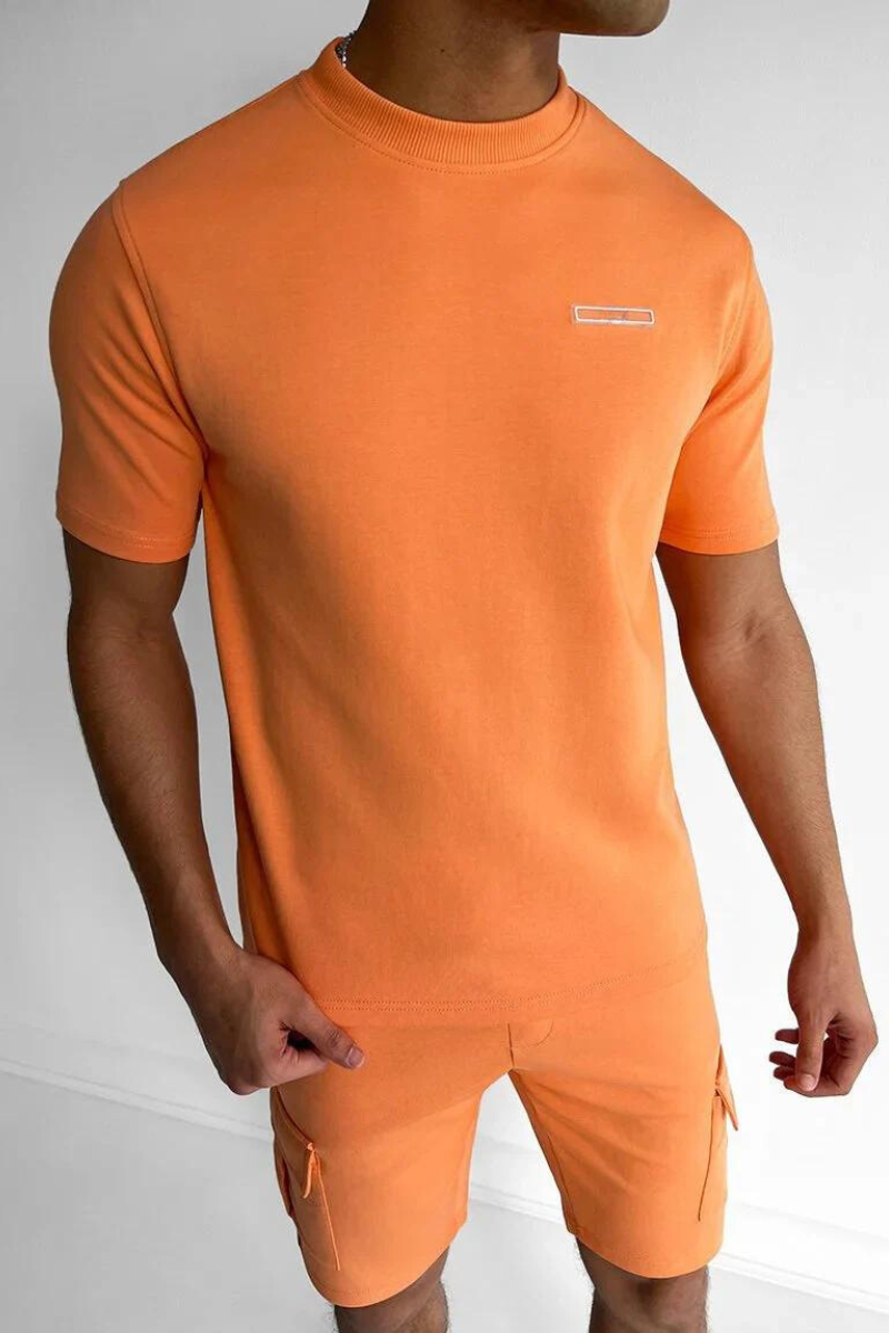 Cornald | T-shirt en Cargoshorts Set voor Heren Modehuis-Nederland
