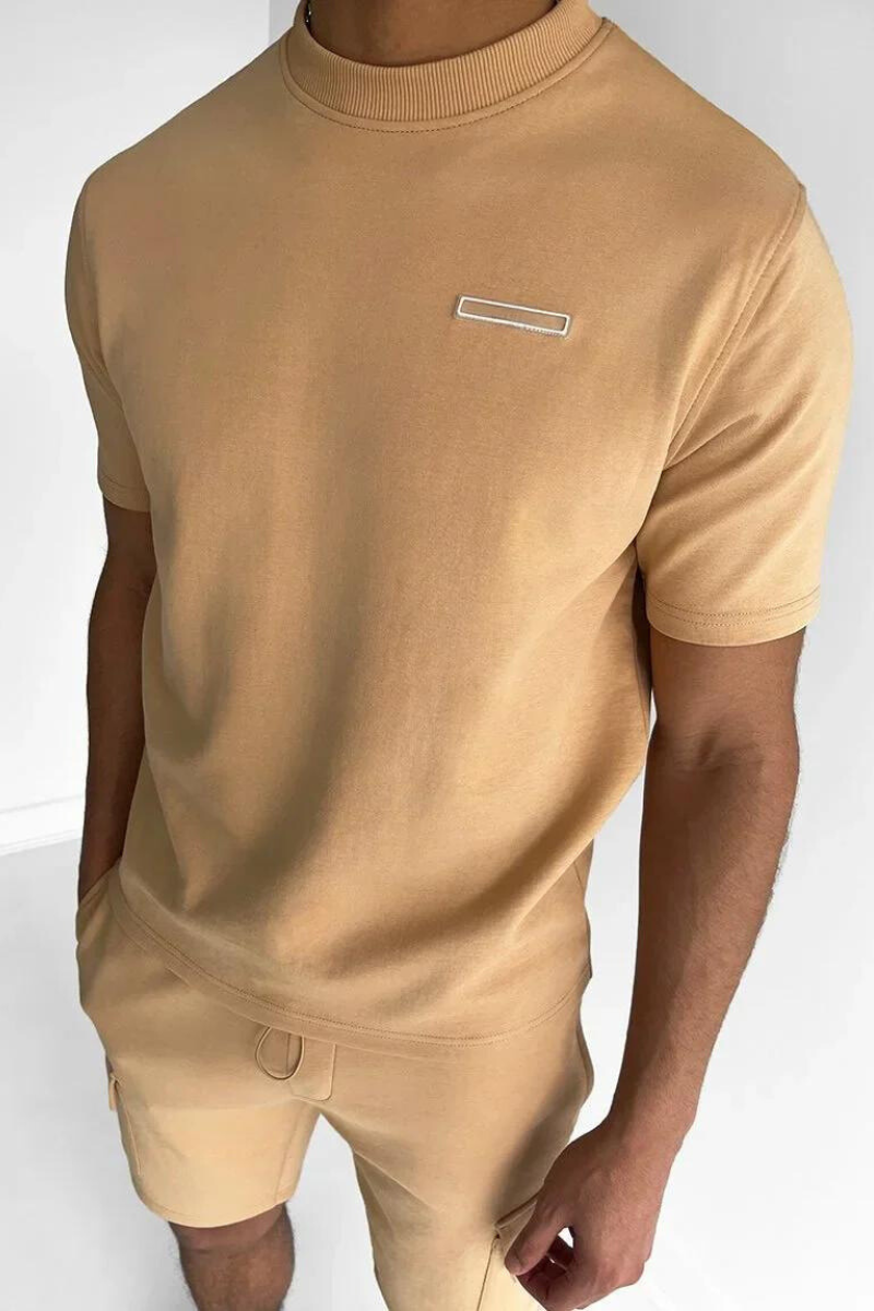 Cornald | T-shirt en Cargoshorts Set voor Heren Modehuis-Nederland
