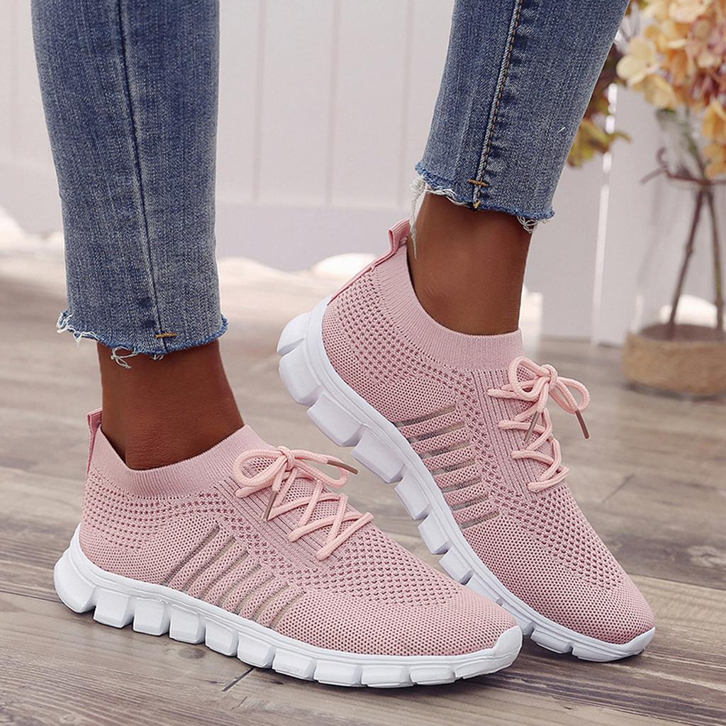 Dames sneakers met slip-on ontwerp