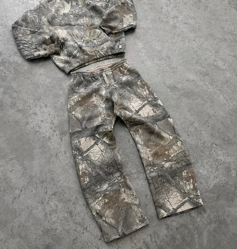Halo | Casual oversized tweedelig trainingspak voor heren Modehuis-Nederland
