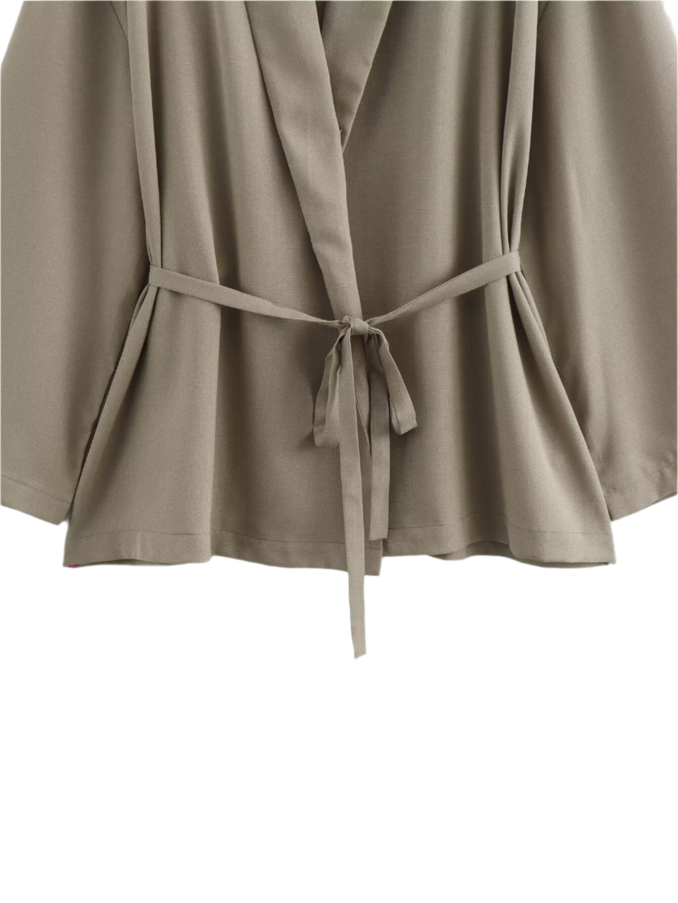 Dames kimono set met open jasje en rechte broek