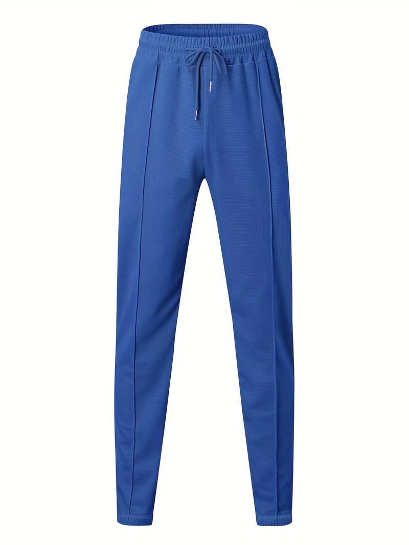 Heren trainingspak met halve rits en rechte broek
