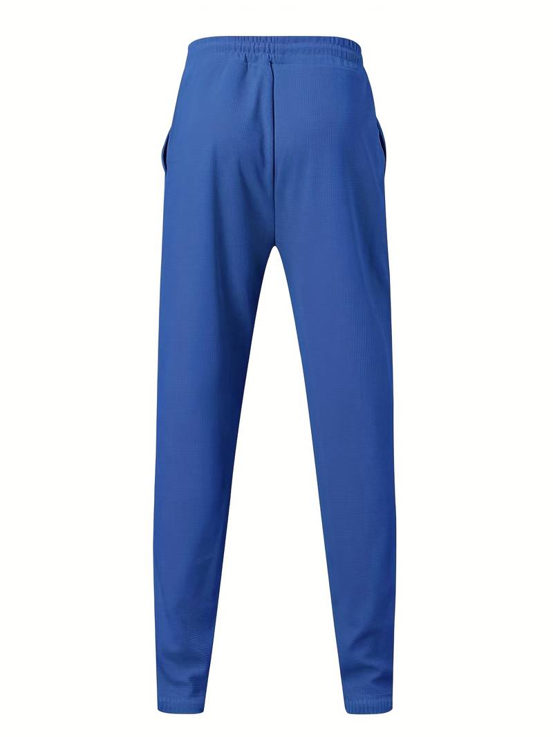 Heren trainingspak met halve rits en rechte broek