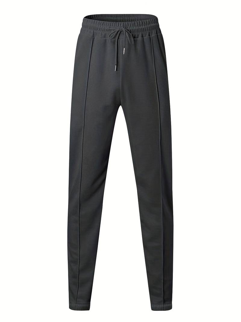 Heren trainingspak met halve rits en rechte broek
