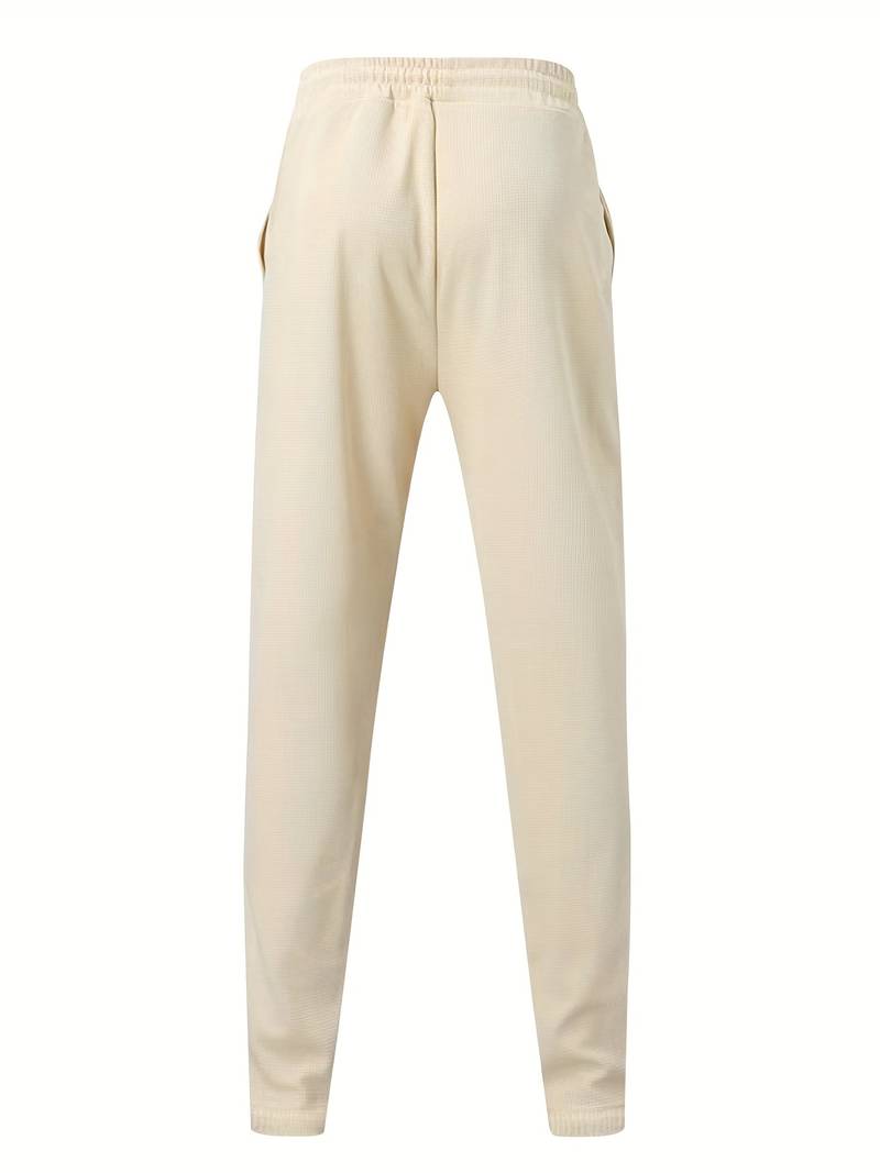 Heren trainingspak met halve rits en rechte broek