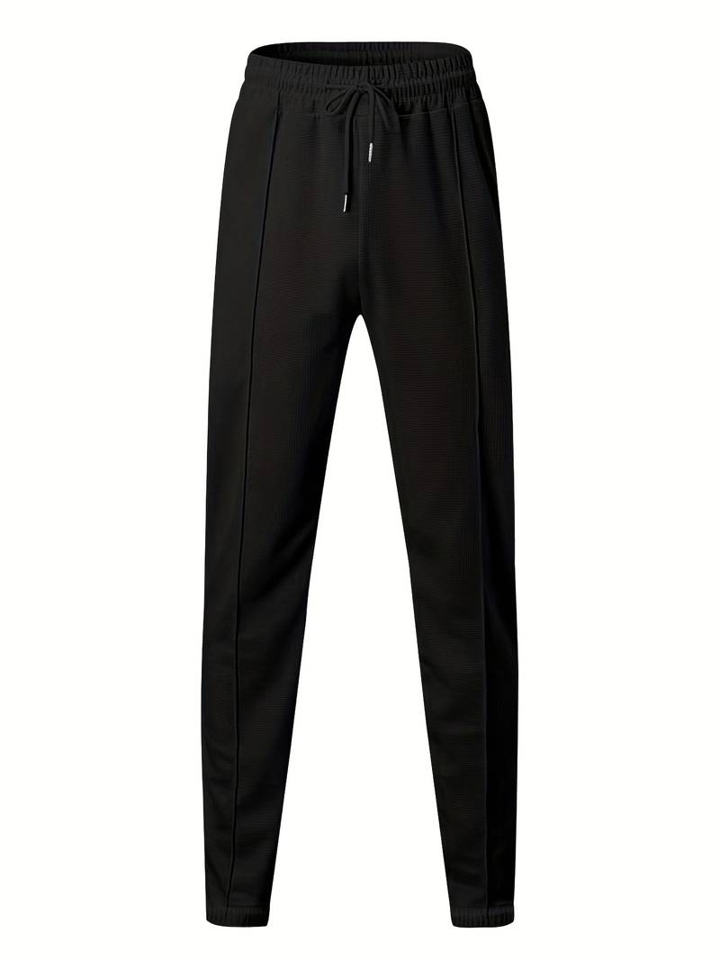 Heren trainingspak met halve rits en rechte broek
