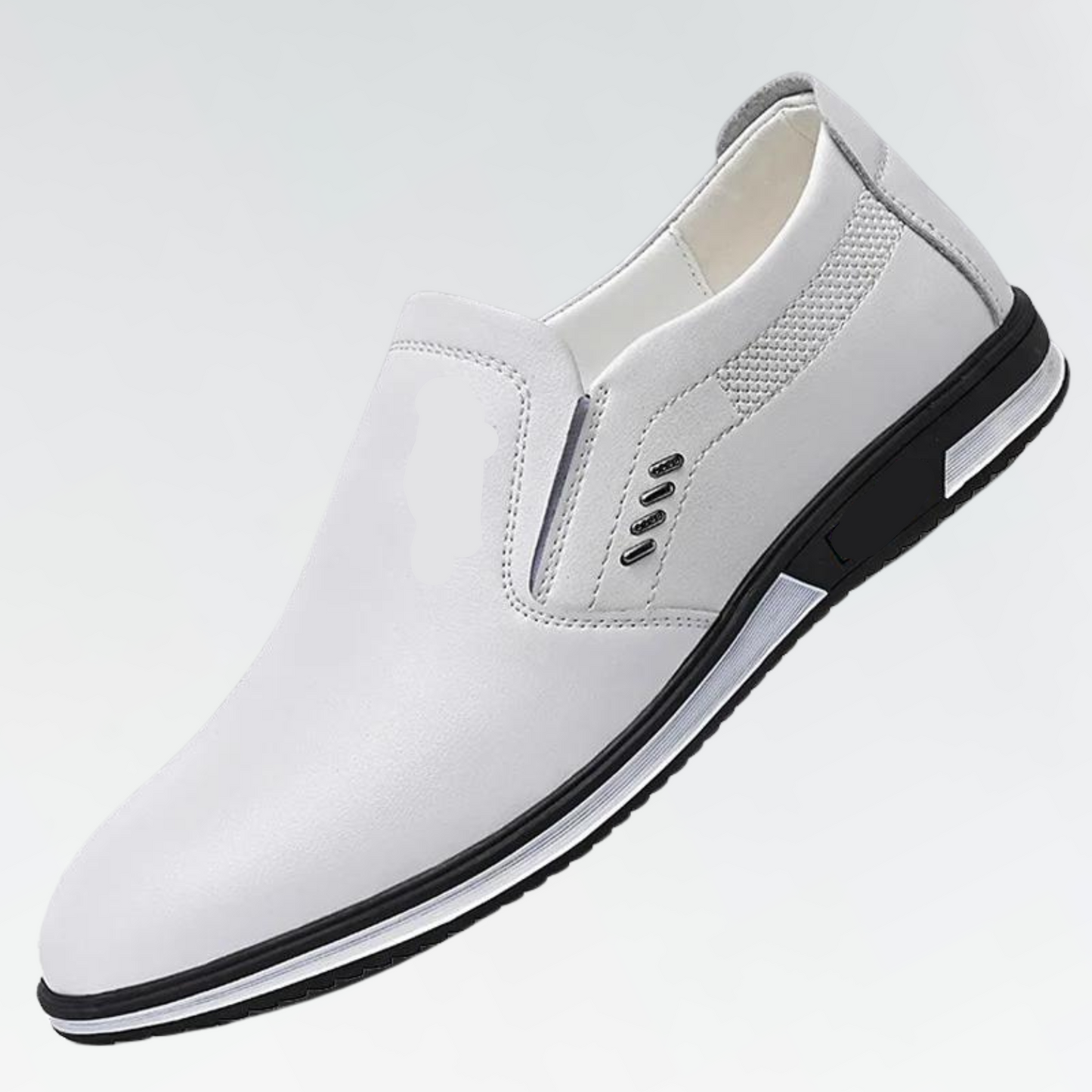 Heren loafers met klassieke vorm en verfijnde afwerking