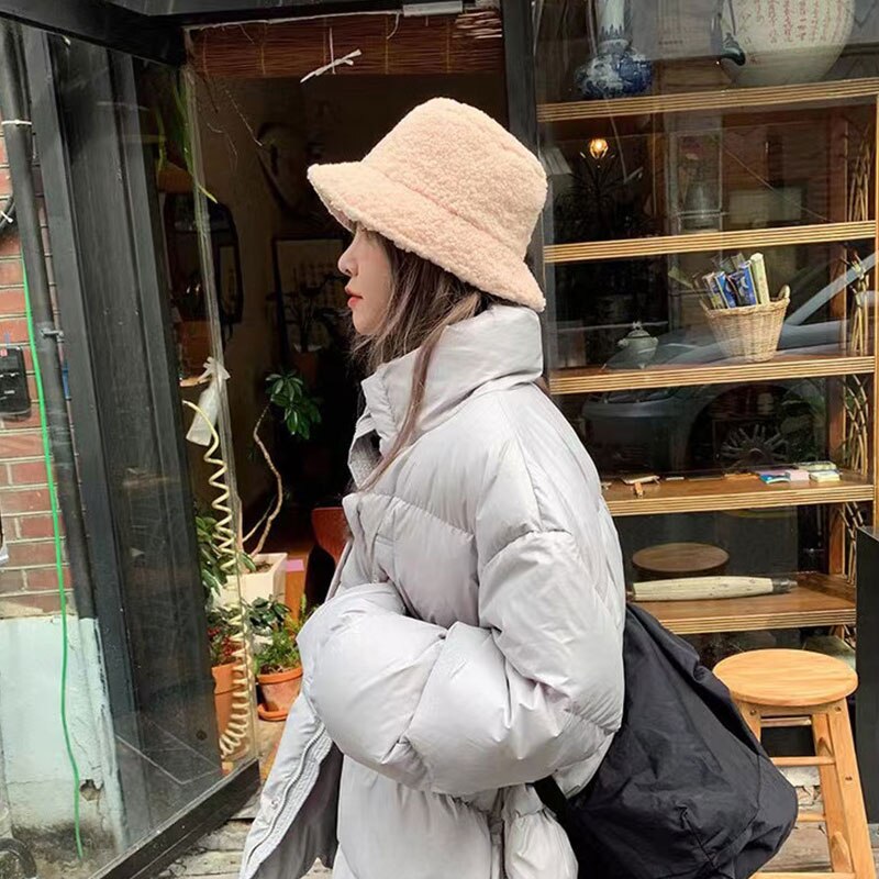 Unisex bucket hoed met warme voering en klassieke vorm