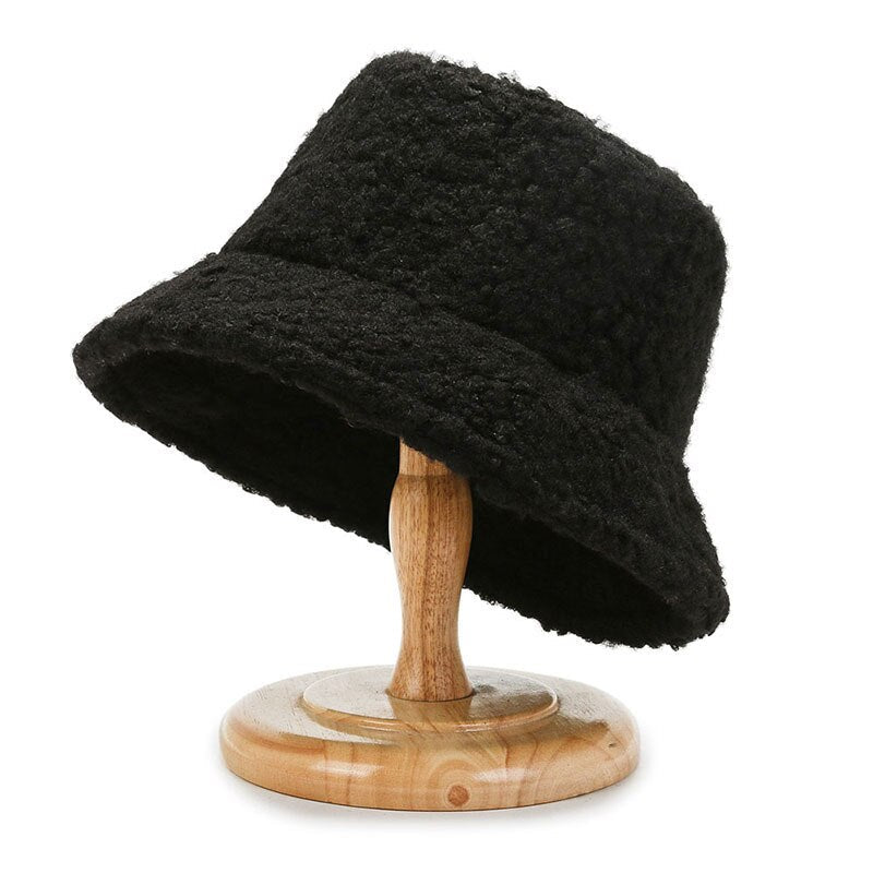 Unisex bucket hoed met warme voering en klassieke vorm