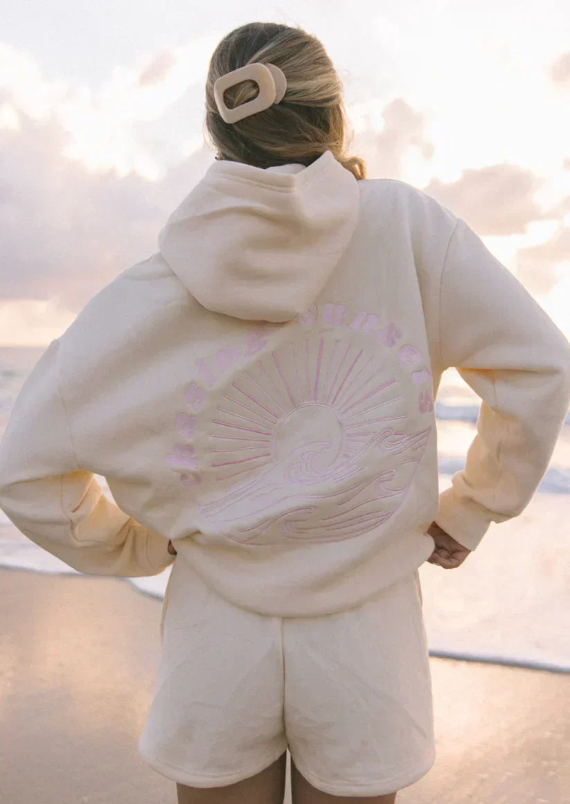 Dames zomerhoodie met losse vorm en verstelbare capuchon