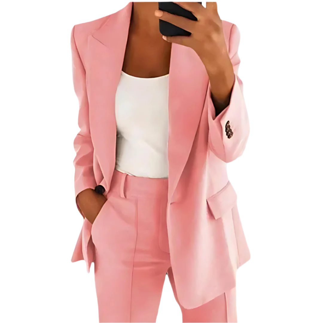 LEYLA - Plain Women's Blazer Set Modehuis-Nederland