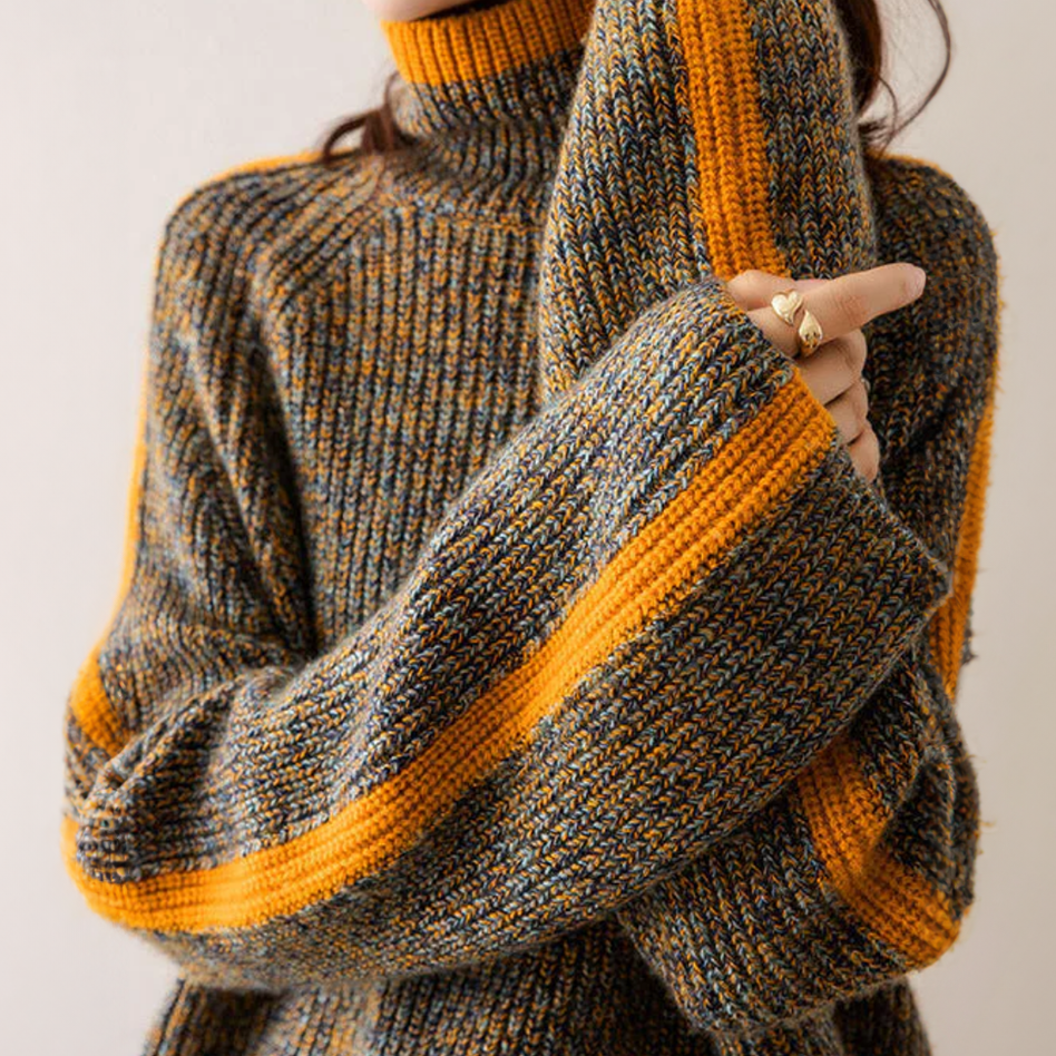 ZOÉ | PULL COL ROULÉ EN MAILLE Modehuis-Nederland