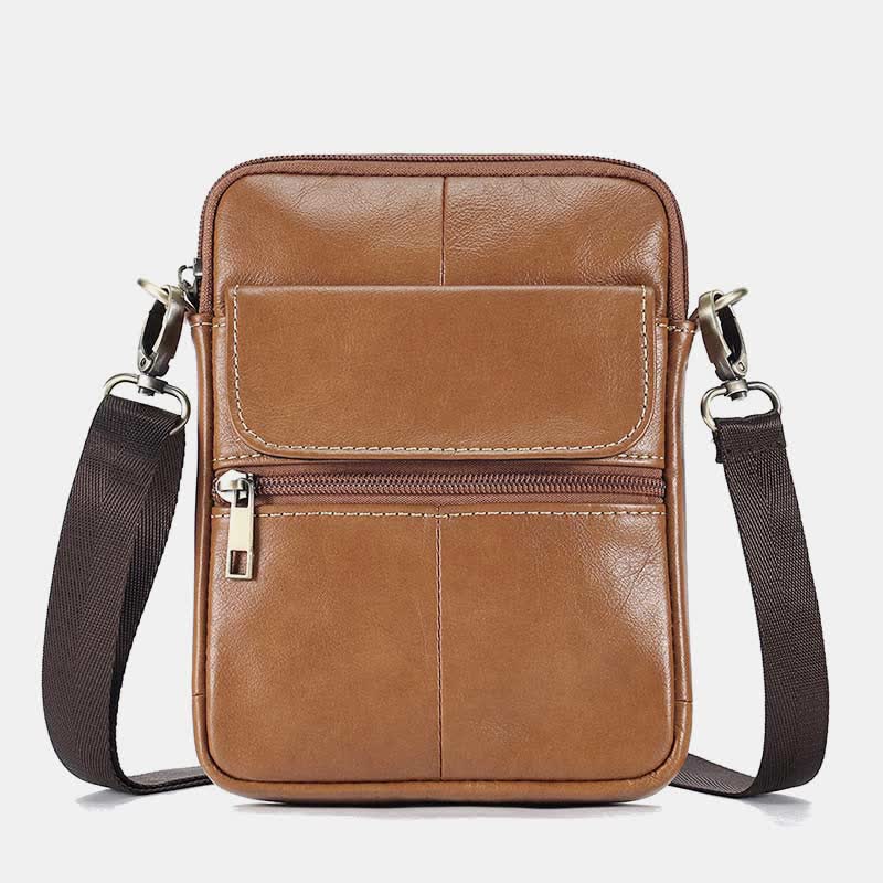 Heren crossbodytas met slank ontwerp