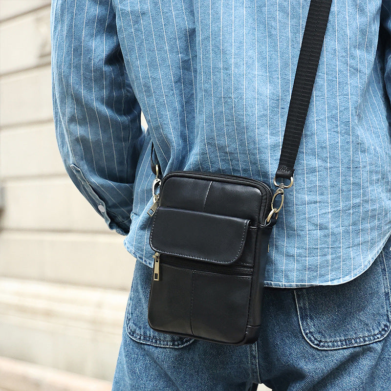 Heren crossbodytas met slank ontwerp