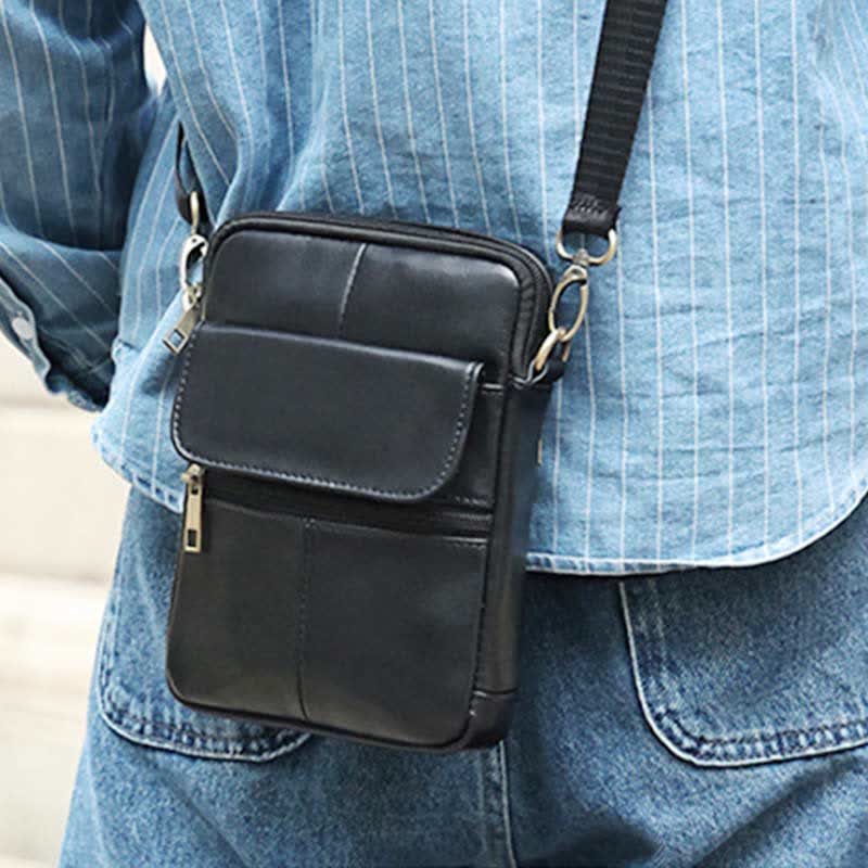 Heren crossbodytas met slank ontwerp