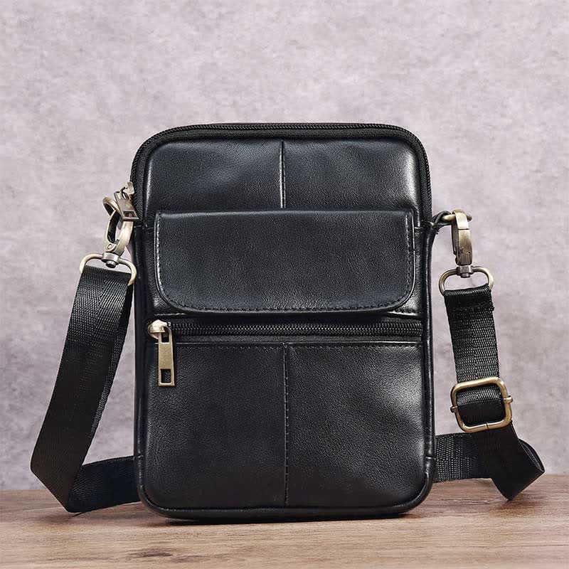 Heren crossbodytas met slank ontwerp