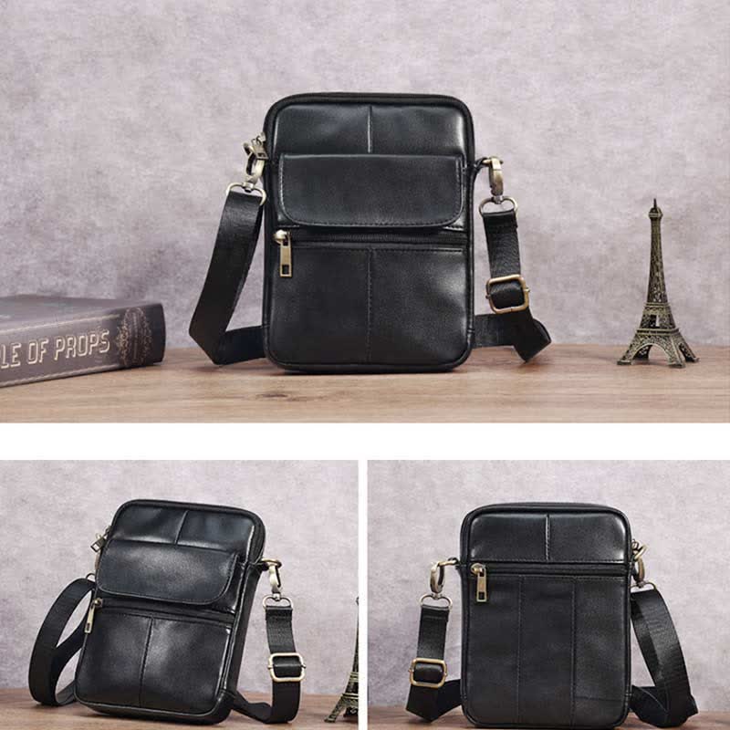 Heren crossbodytas met slank ontwerp