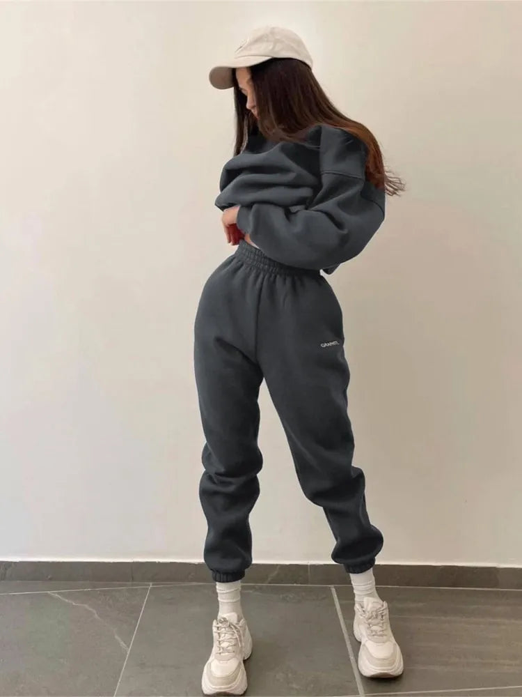 Felix | Warme hoodie en broek set Modehuis-Nederland