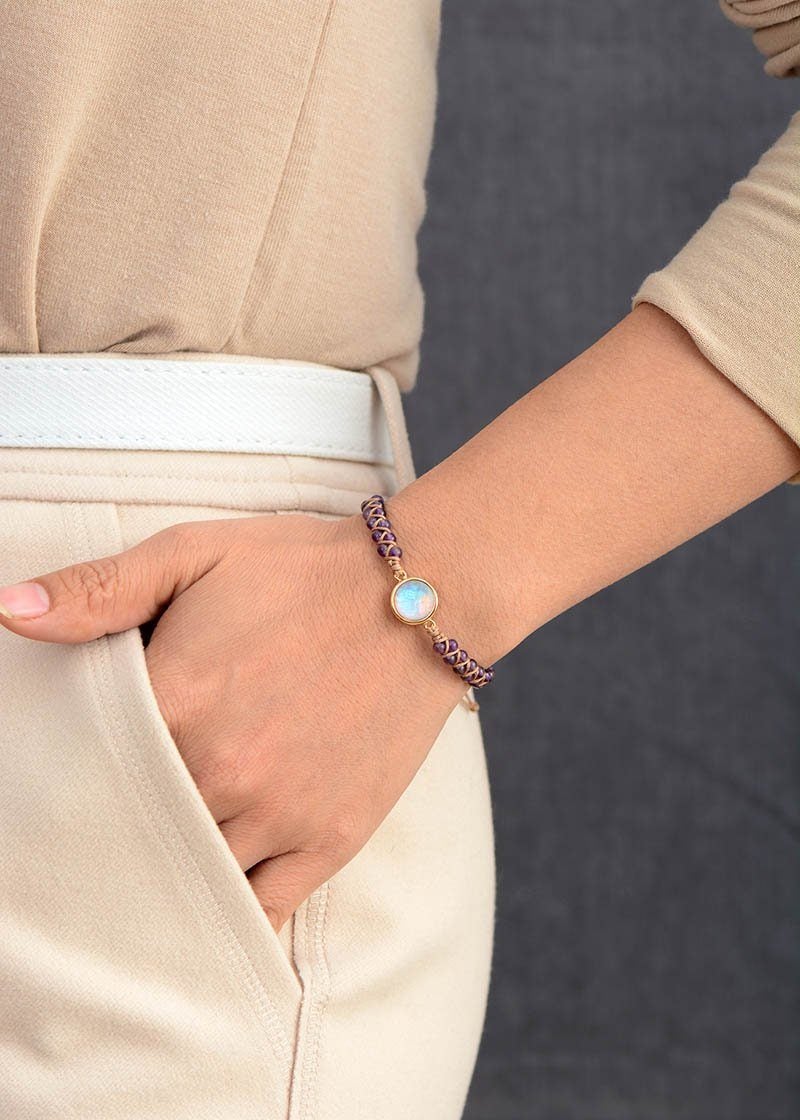 HealWithin Amethist Helende Paarse Armband Modehuis-Nederland