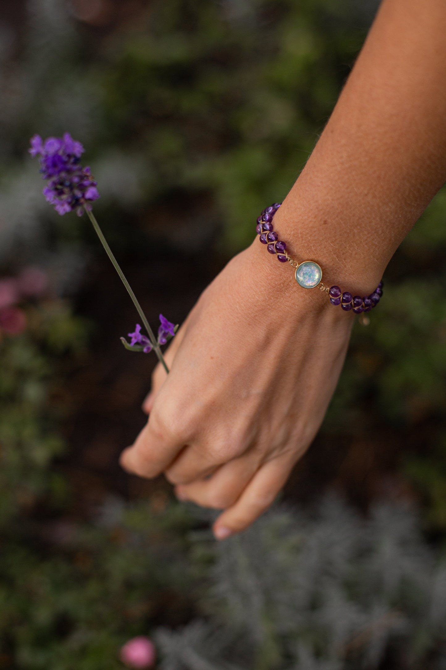 HealWithin Amethist Helende Paarse Armband Modehuis-Nederland